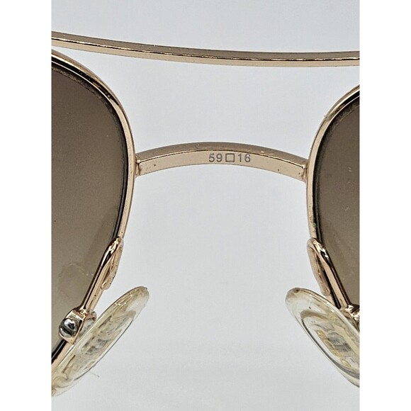 BCBG MAXAZRIA B810 Gold Tone Women Sunglasses L.125MM 59/16 Classic Retro - Picture 6 of 10